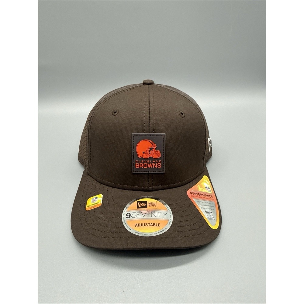 New Era 9SEVENTY Cleveland Browns Sideline Performance Adjustable Hat NFL NWT